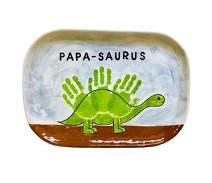 South Charlotte - Color Me Mine Papasaurus Plate