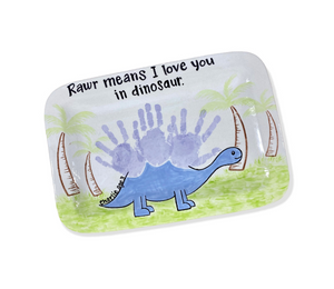 South Charlotte - Color Me Mine Handprints Dinosaur