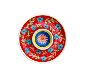 South Charlotte - Color Me Mine Floral Chip N Dip Bowl