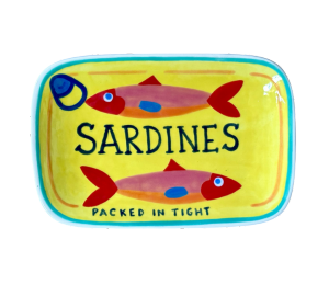 South Charlotte - Color Me Mine Sardines Appetizer Plate