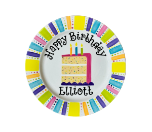 South Charlotte - Color Me Mine Birthday Cake Plate